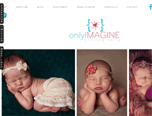Tablet Screenshot of onlyimaginephotography.com